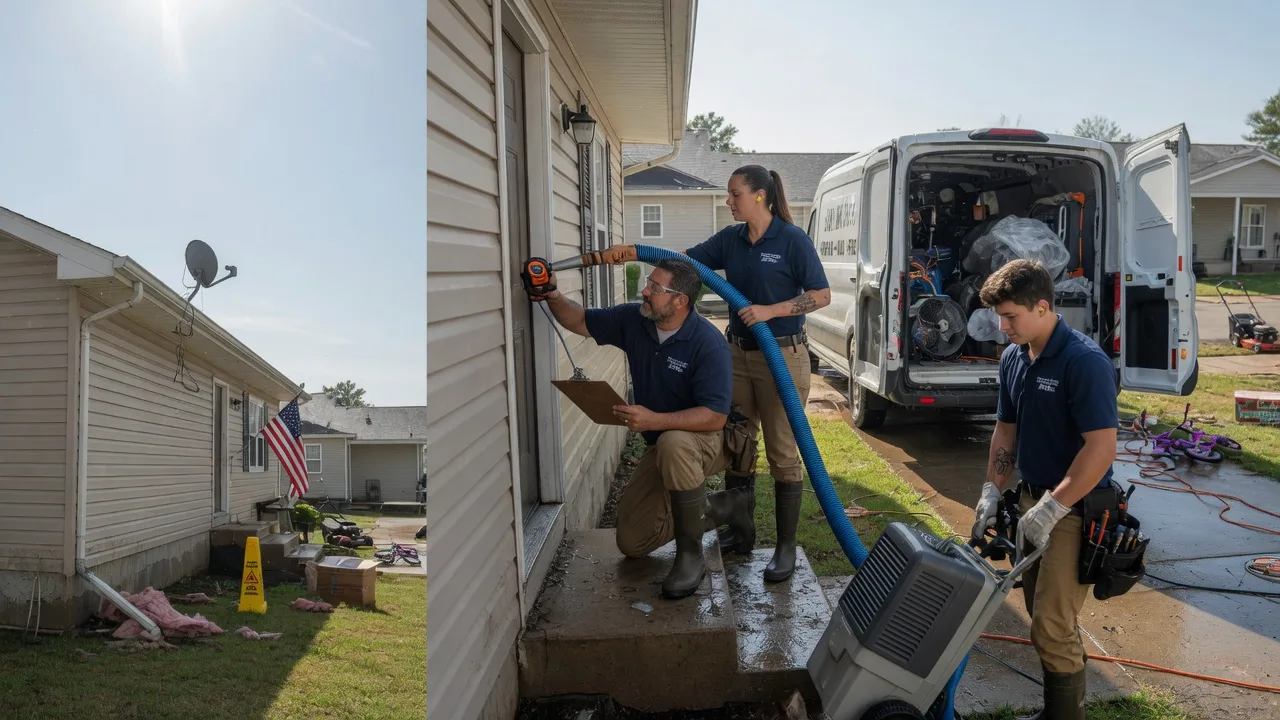 Ceiling Water Damage Restoration in Monticello, WI near me